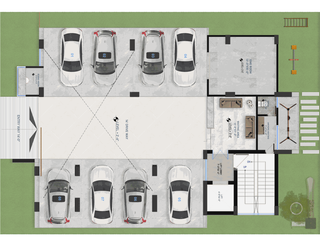 Doctors Dakkhina ground floor plan