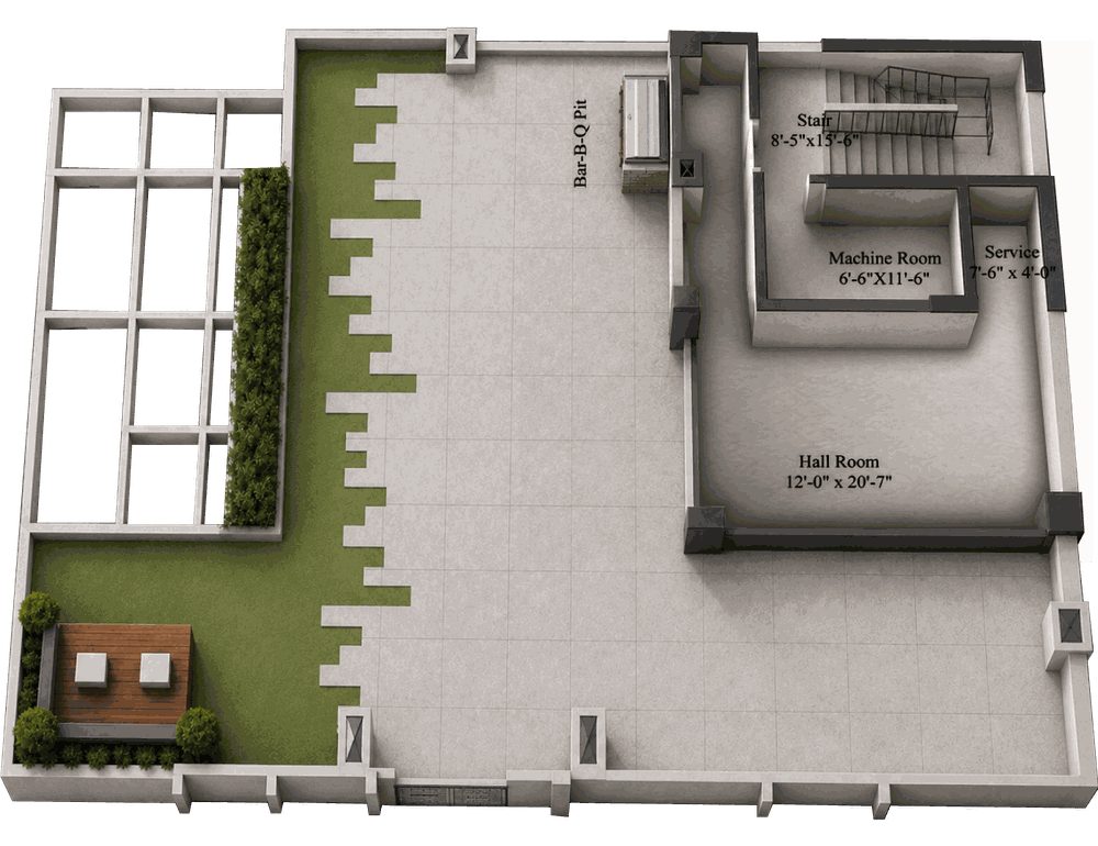 Doctors Jalpadma rooftop plan