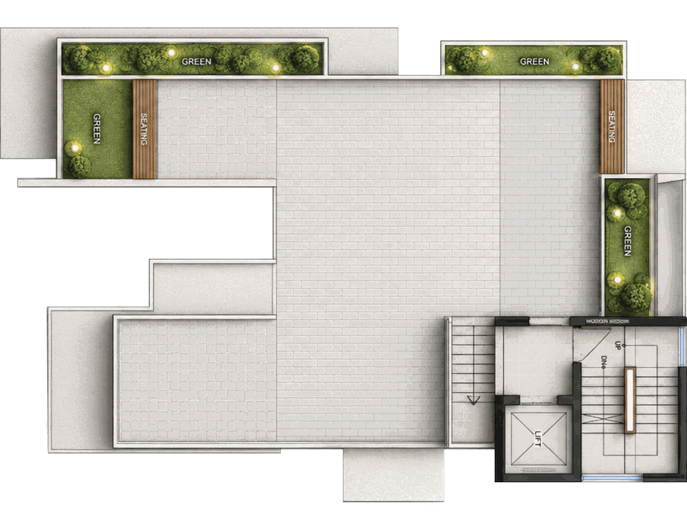Nurjahan Heights rooftop plan